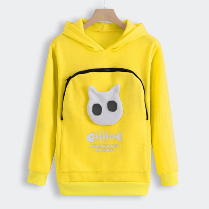 Cat Lovers Hoodie Cuddle Pouch