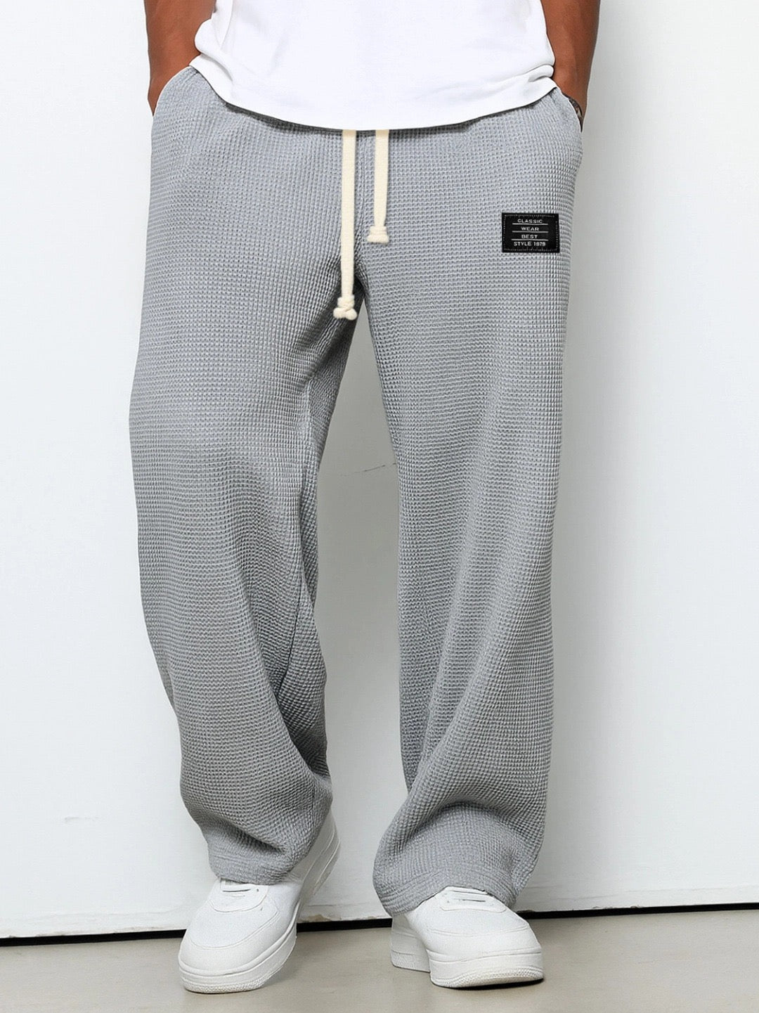 Holden — Relaxed Straight Fit Pants with Adjustable Waistband