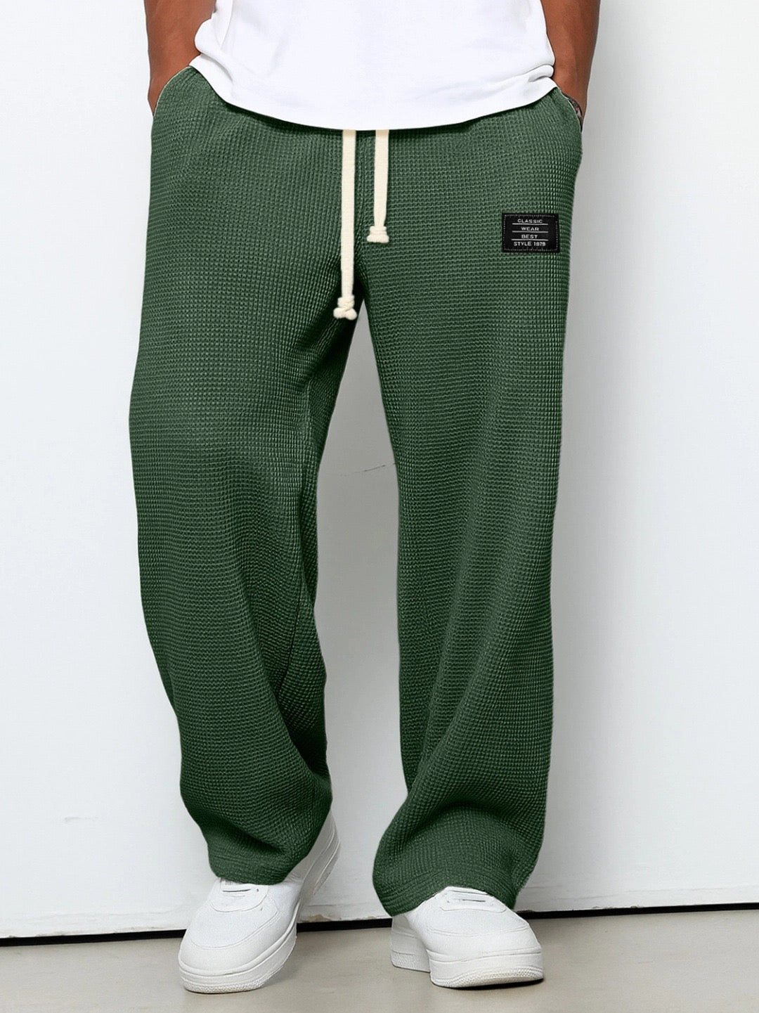 Holden — Relaxed Straight Fit Pants with Adjustable Waistband