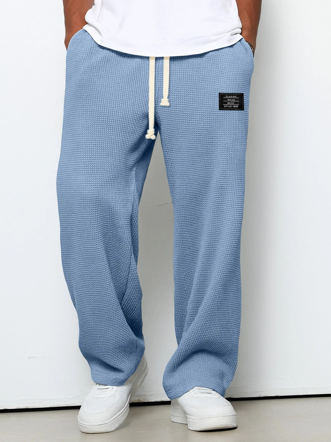 Holden — Relaxed Straight Fit Pants with Adjustable Waistband