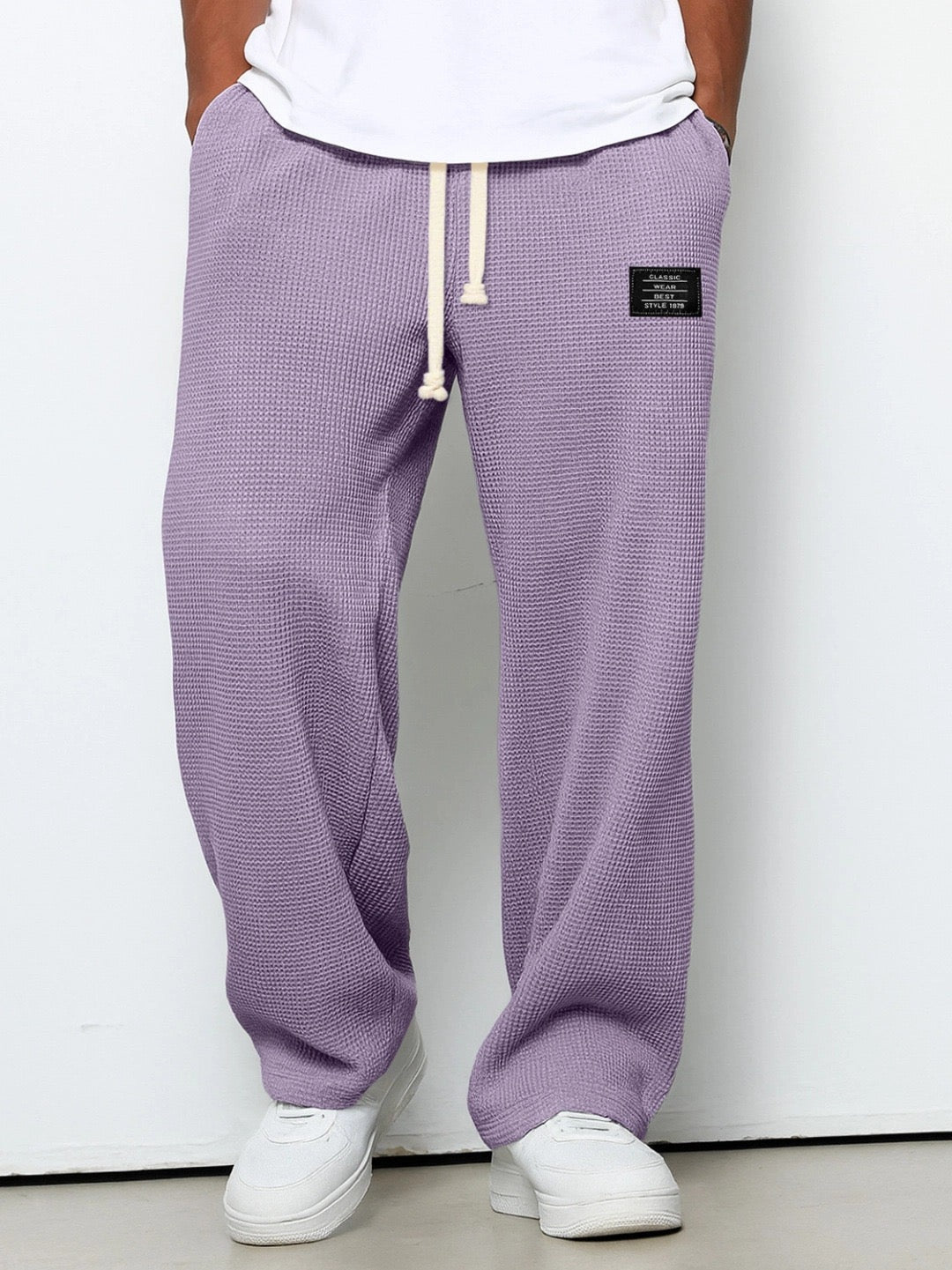 Holden — Relaxed Straight Fit Pants with Adjustable Waistband