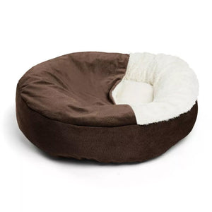 Cozy Dog Cave Bed for Peaceful Sleep