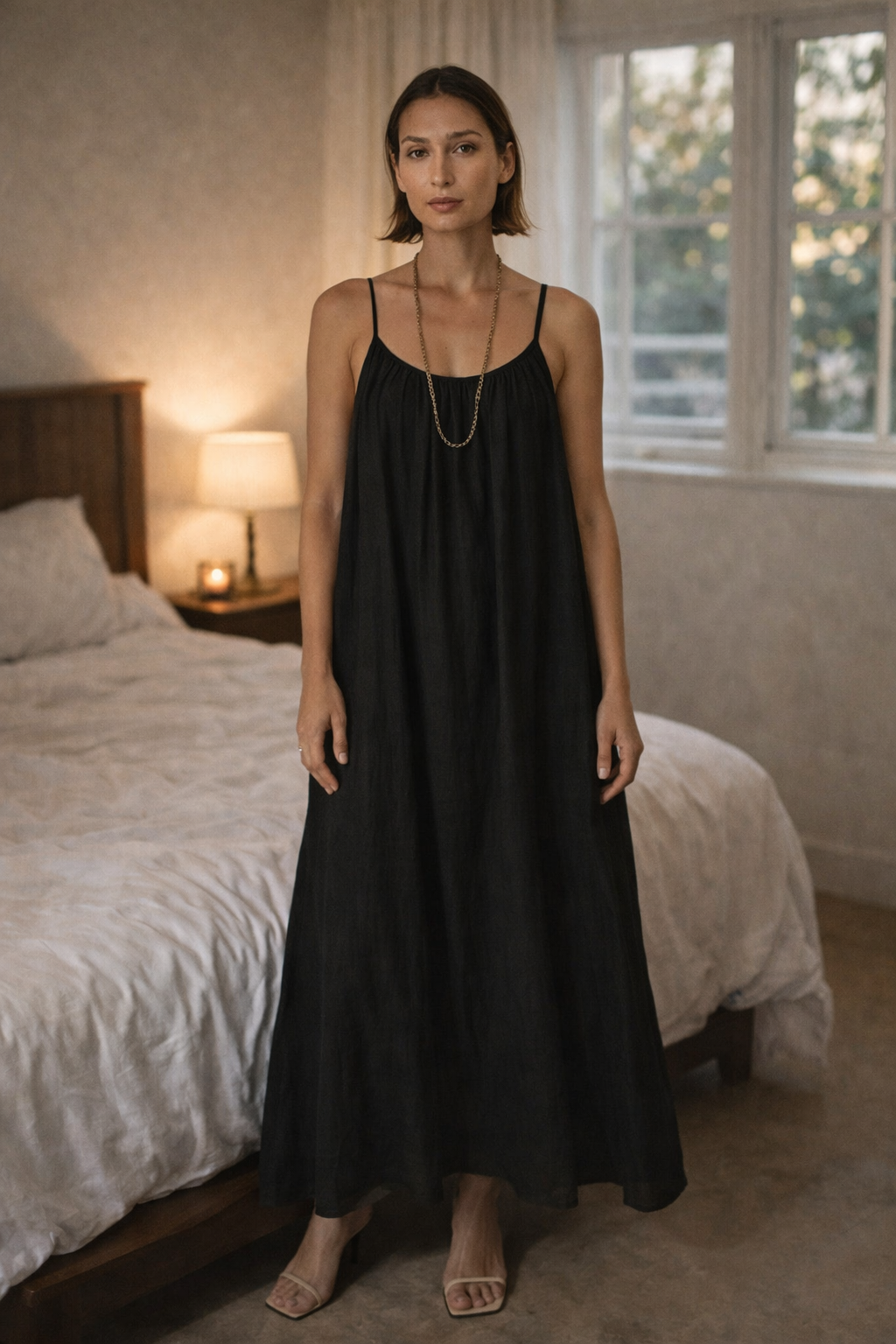 Maeve | Elegant And Comfortable Open-Back Lounge Dress