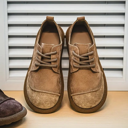 Men's Genuine Leather Orthopedic Shoes | Comfortable Elegant Dress Footwear 0