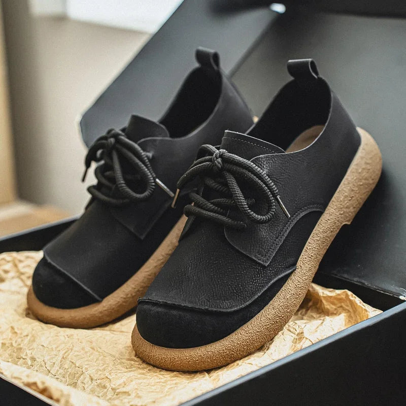 Men's Genuine Leather Sneakers | Artisan Handcrafted Casual Shoes | Comfortable Suede Design 1