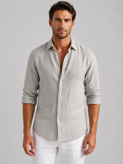Caspian | Linen-Look Summer Shirt