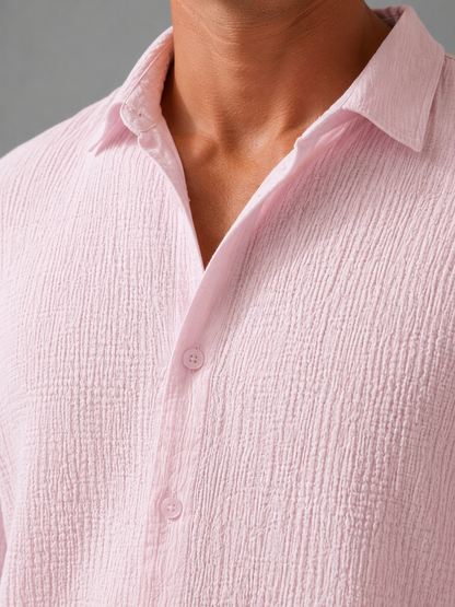 Emile | Men's Linen Button-Up Shirt