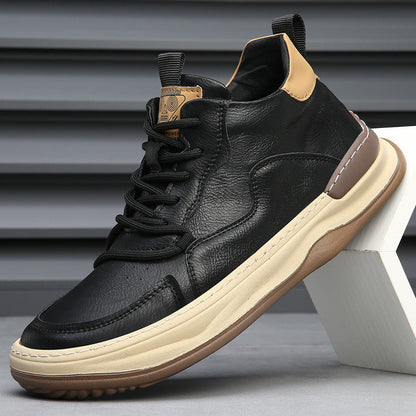 Men's Premium Italian Leather Trainers | Comfortable Stylish Sneakers 2