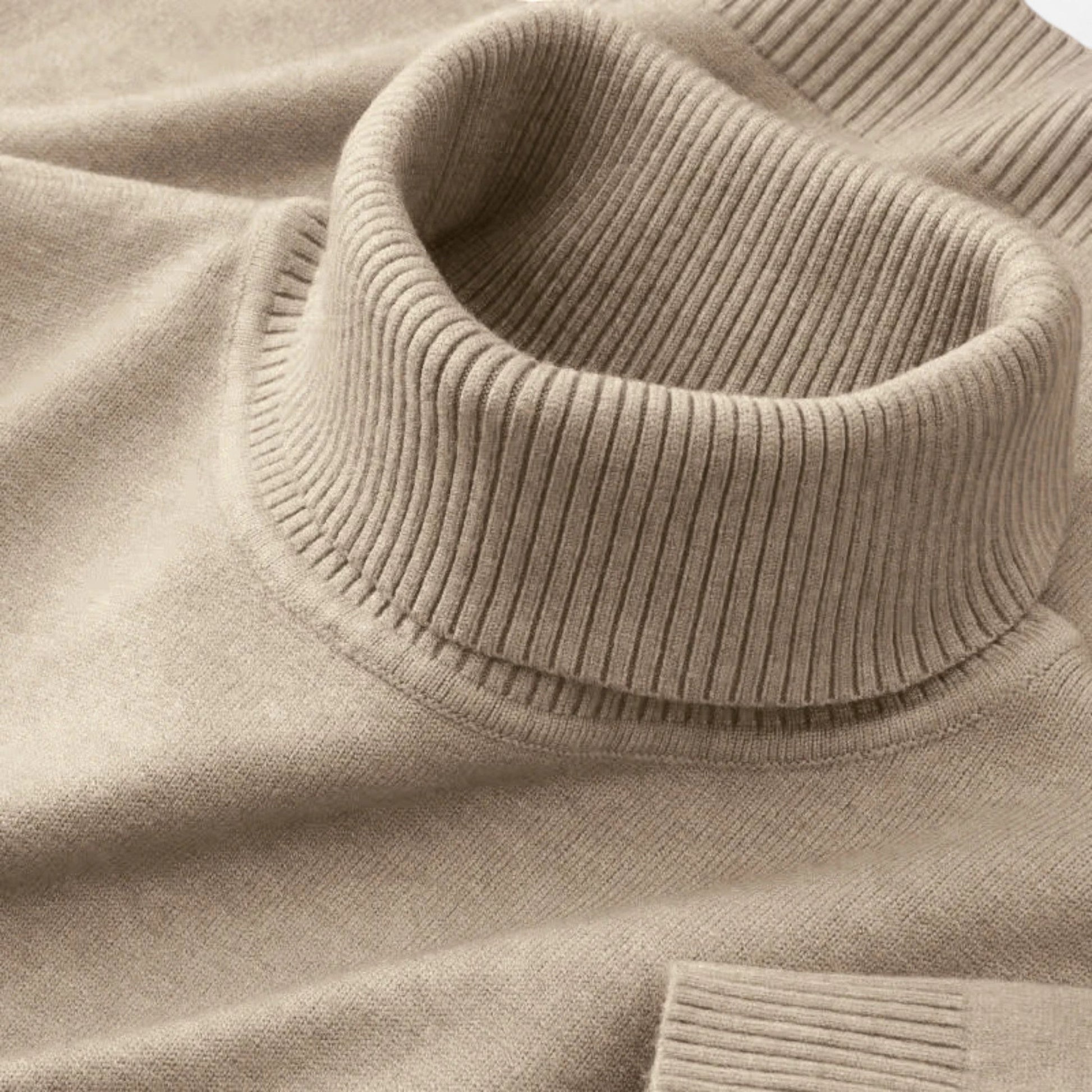 Men's Premium Wool Blend Turtleneck Sweater | Classic Comfortable Autumn Knitwear 5