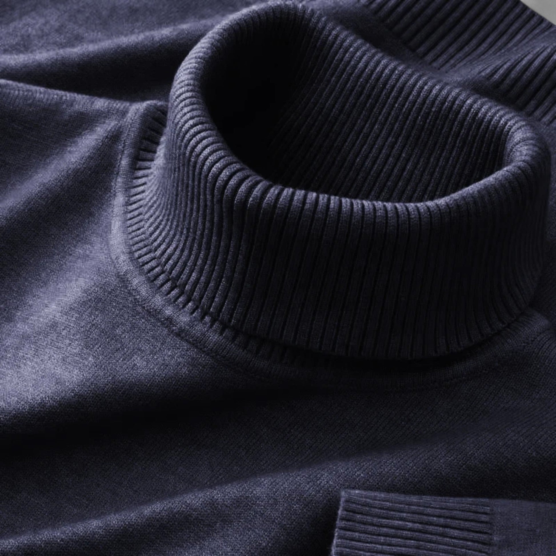 Men's Premium Wool Blend Turtleneck Sweater | Classic Comfortable Autumn Knitwear 7