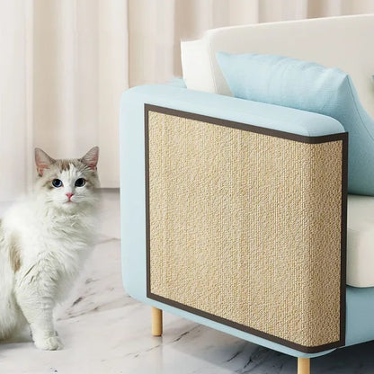 Natural Bamboo Cat Scratcher - Furniture Protector Sofa Mat Board Cat Scratcher