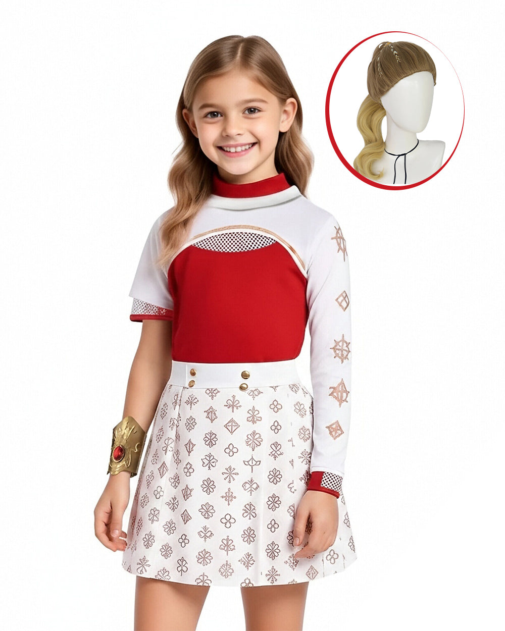 Nova | Women's Red Four-Piece Costume Set