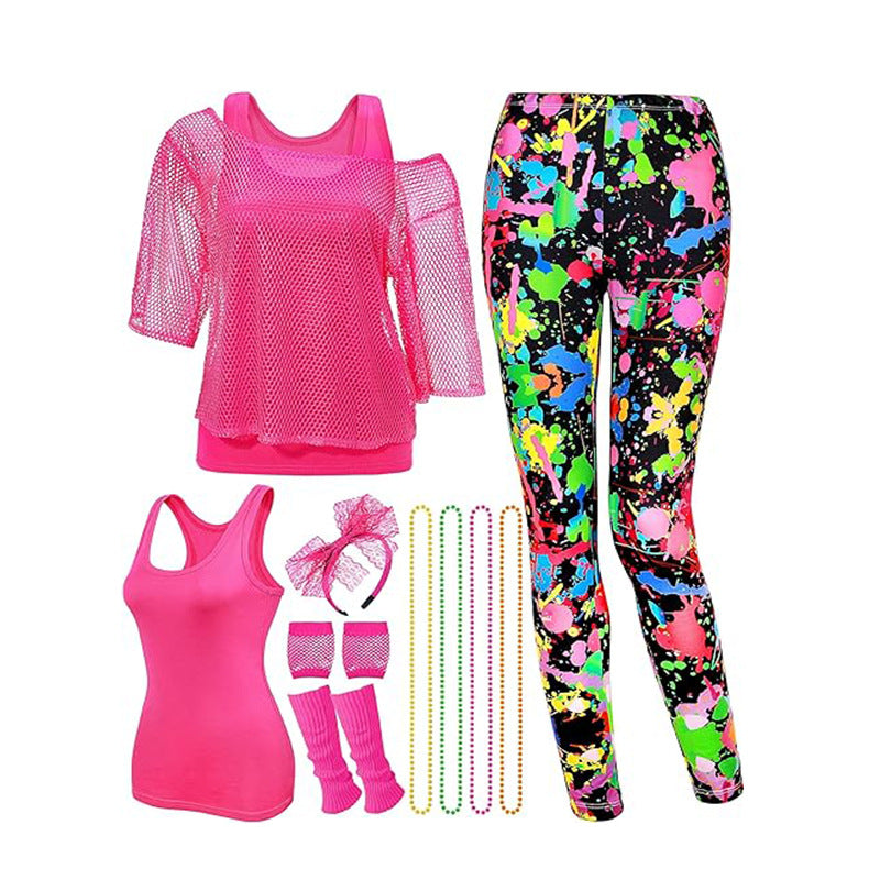 Nikki | Women's 1980s Twelve-Piece Costume Set
