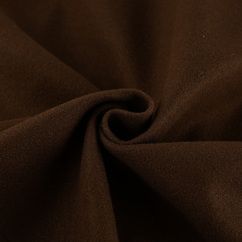 Elodie | Belted Wool Blend Wrap Coat