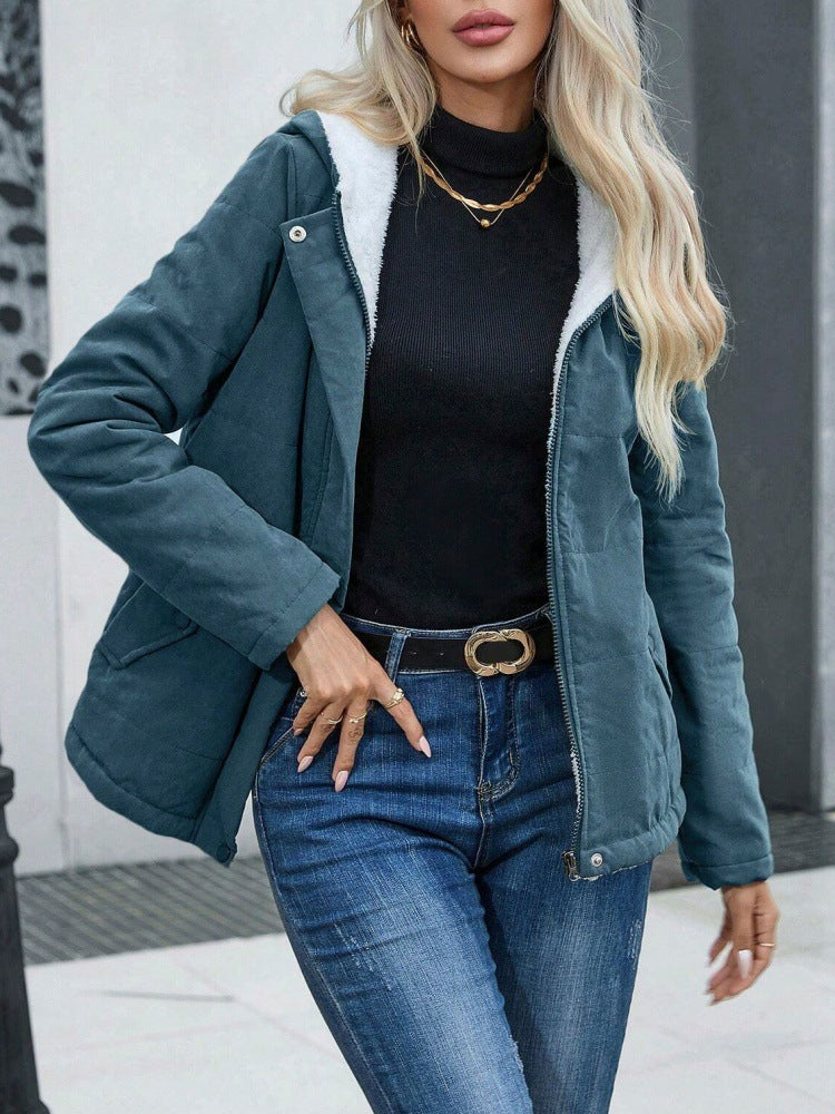 Harper | Hooded Fleece-Lined Puffer Jacket