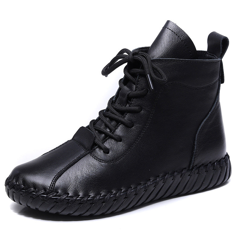 Willa | Handstitched Soft Leather Ankle Boots