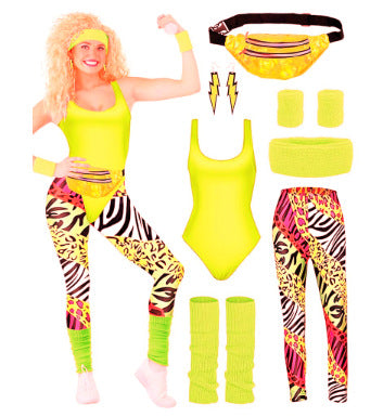 Roxy | Women's 1980s Seven-Piece Costume Set