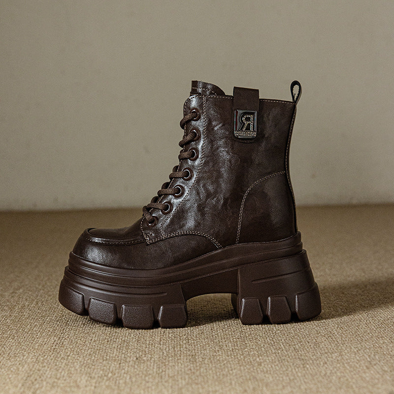 Nova | Chunky Platform Lace-Up Combat Boots