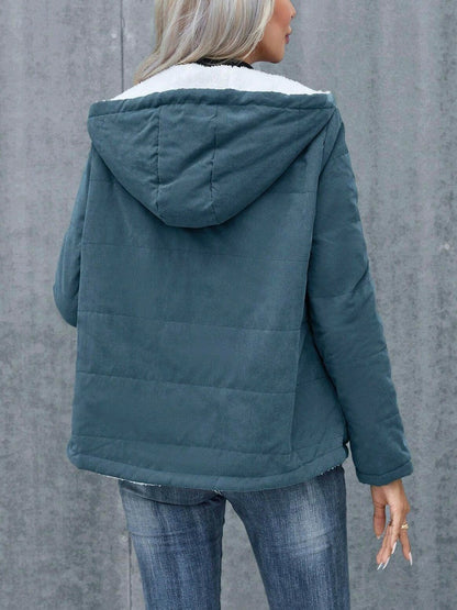 Harper | Hooded Fleece-Lined Puffer Jacket