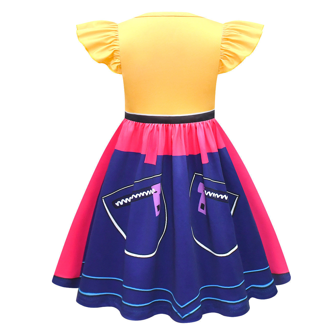 Girls Pop Star Dress Fancy Daily Cosplay Dress Wig Halloween Costumes