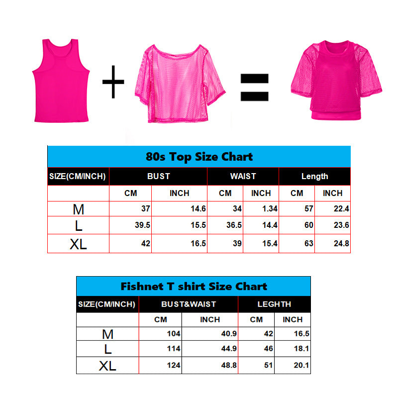 Nikki | Women's 1980s Twelve-Piece Costume Set