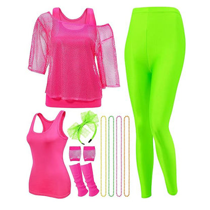 Nikki | Women's 1980s Twelve-Piece Costume Set