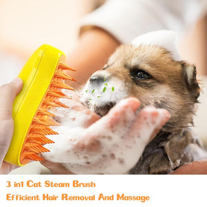 3 In 1 Cat Steam Electric Spray Massage Comb Brush