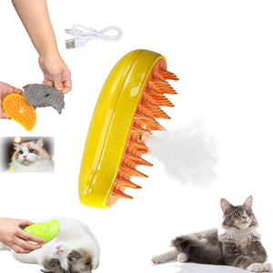 3 In 1 Cat Steam Electric Spray Massage Comb Brush