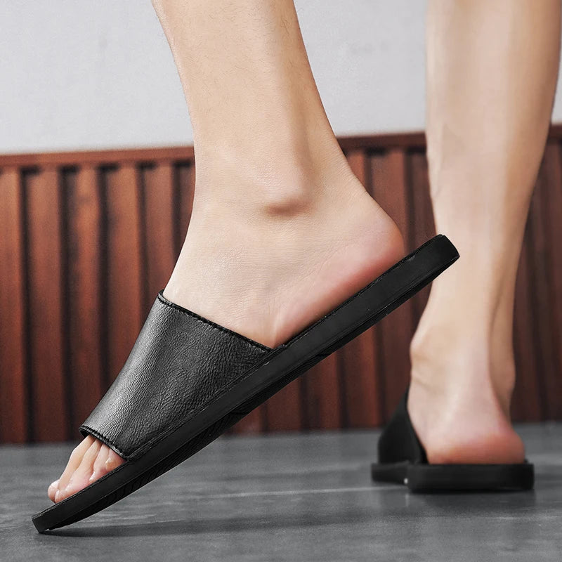 Julian | Comfortable Genuine Leather Minimalist Sandals