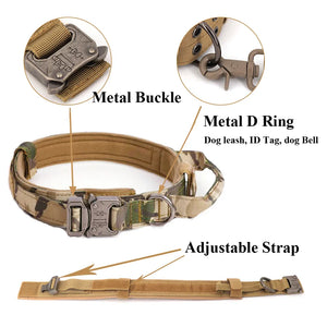 Dog Harness, Collar & Leash – k9 Tactical Working Dog Set