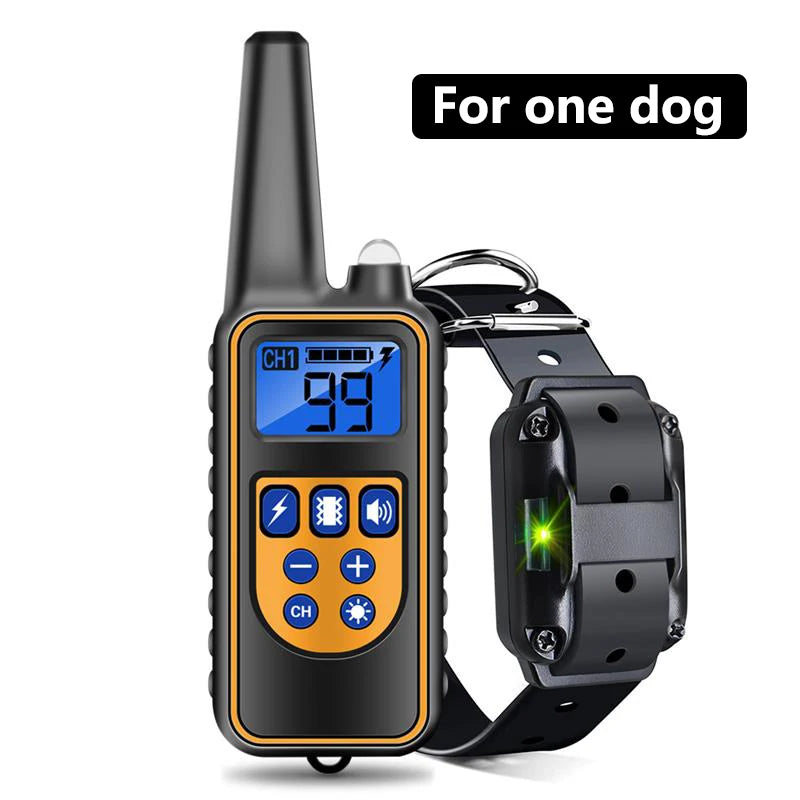 800m Digital Dog Training Collar - Waterproof Rechargeable Pet Training Collar with Remote Control