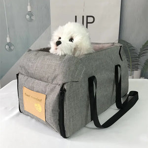 Portable Dog Car Seat Bed – A Central, Safe Haven for Small Dogs and Cats