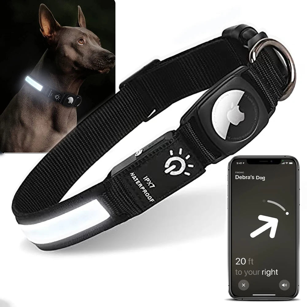 Premium GPS Dog Collar with LED Light