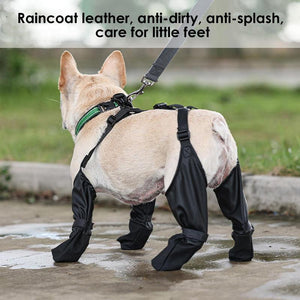 Adjustable Dog Boots: Anti-Dirty Anti-Wet Skin-Friendly Paw Protectors for Outdoor Activities