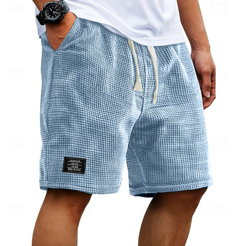 Marco | Casual Waffle Summer Shorts