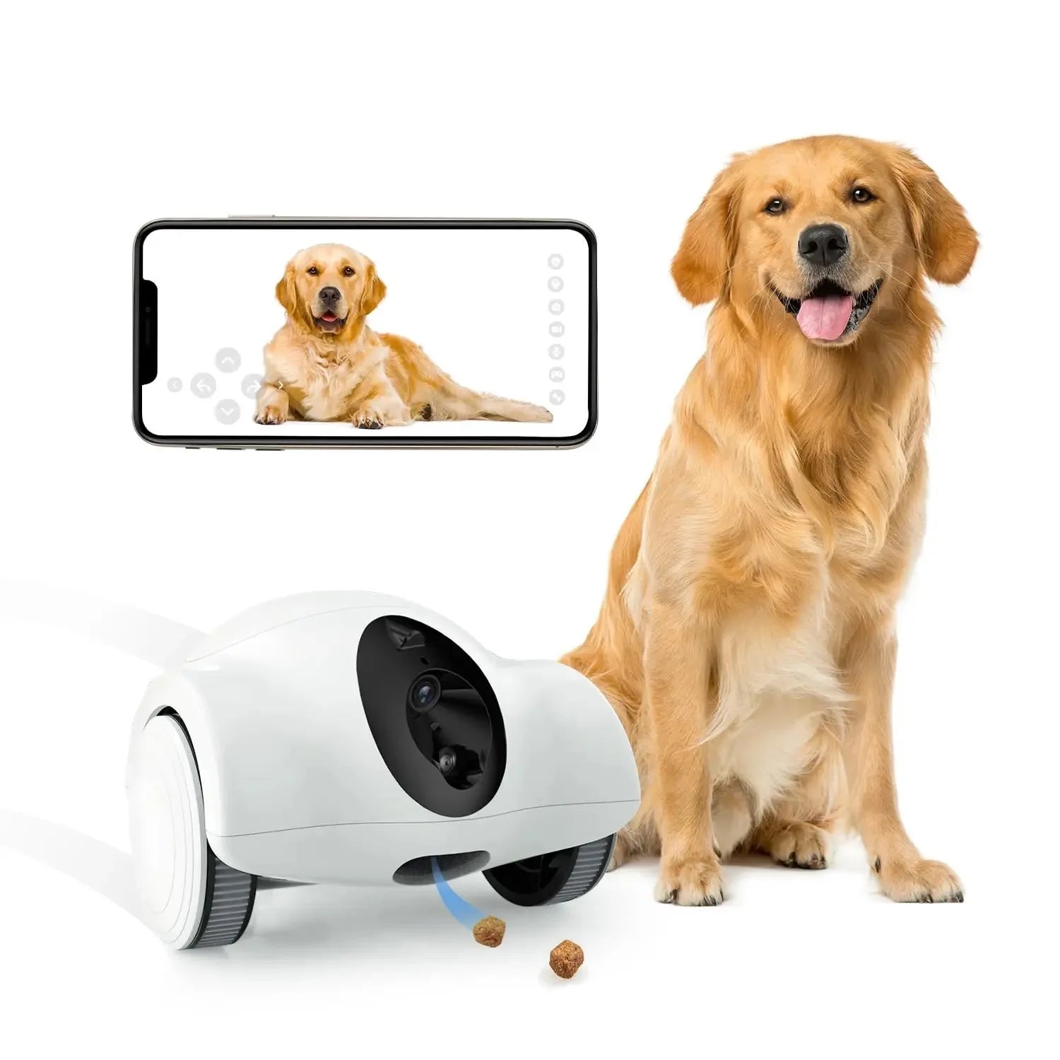 Hiibo Dog Camera with Treat Dispenser AI Pet Companion Robot Pet Security Monitor at Home