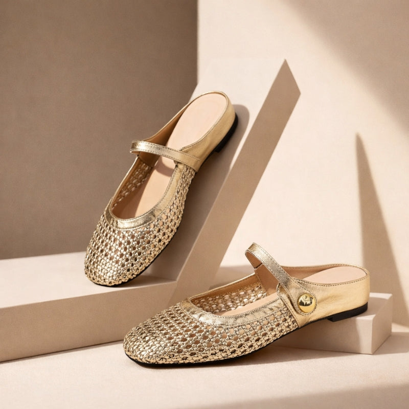 Sienna | Stylish Women's Summer Mules Flat Slip-on