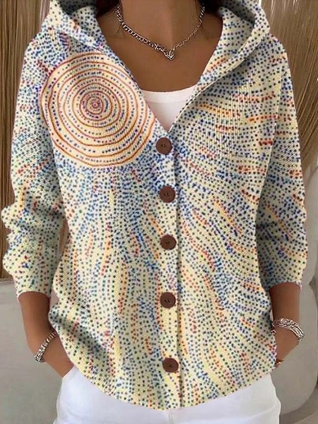 Sophia | Hooded Button-Up Cardigan Sweater