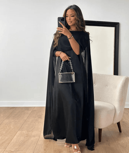 Tayma – Draped Sleeve Abaya