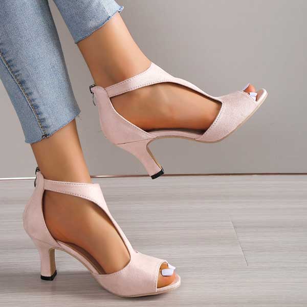 Women's Black Synthetic Block Heels | Comfortable Orthopedic Supportive Footwear 3