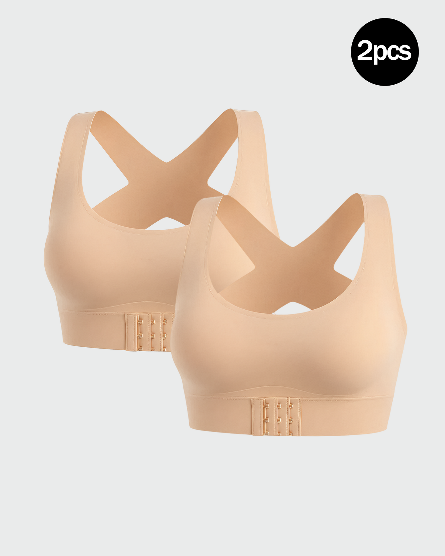 Women's Breathable Wireless Bra | Posture-Correcting Comfortable Cross-Back Design 2