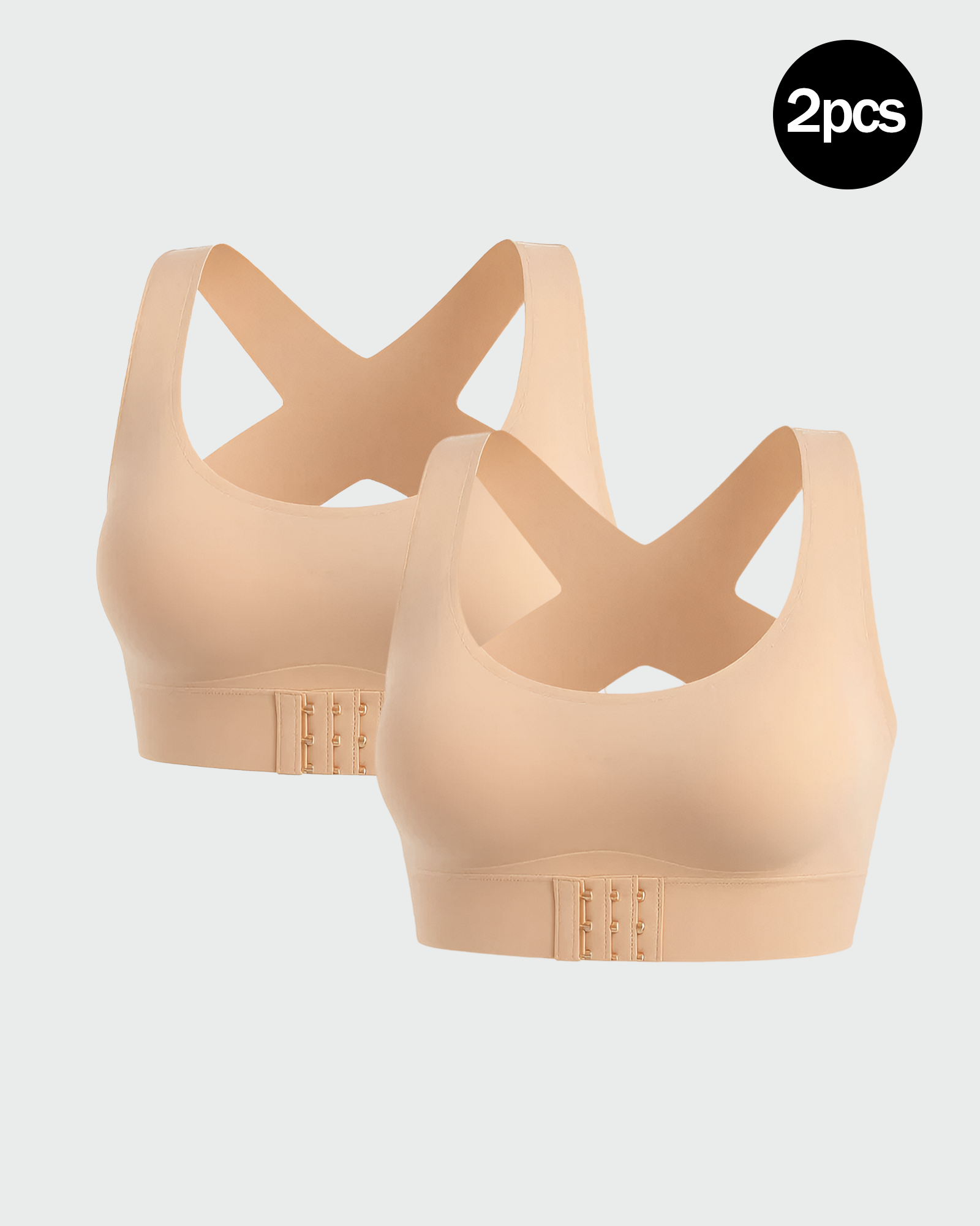 Women's Breathable Wireless Bra | Posture-Correcting Comfortable Cross-Back Design 2