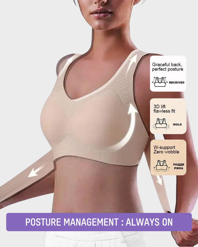 Women's Breathable Wireless Bra | Posture-Correcting Comfortable Cross-Back Design 5