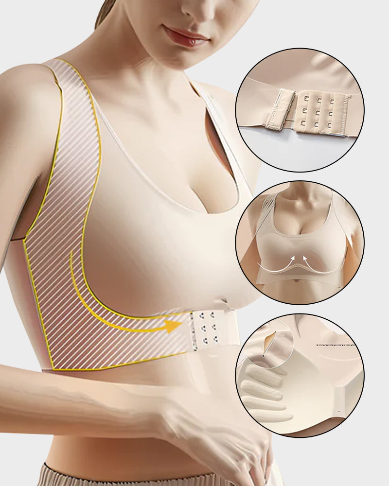 Women's Breathable Wireless Bra | Posture-Correcting Comfortable Cross-Back Design 6