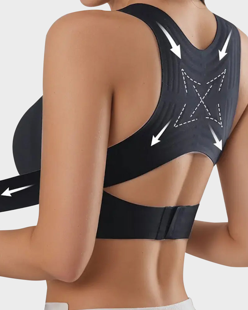 Women's Breathable Wireless Bra | Posture-Correcting Comfortable Cross-Back Design 7