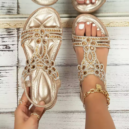 Women's Cushioned Boho Sandals | Stylish Orthopedic Comfort Footwear 10