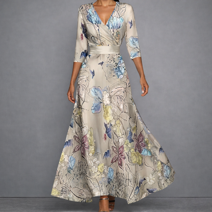 Women's Floral Maxi Dress | Elegant Flowing Summer Dress for Timeless Style 1