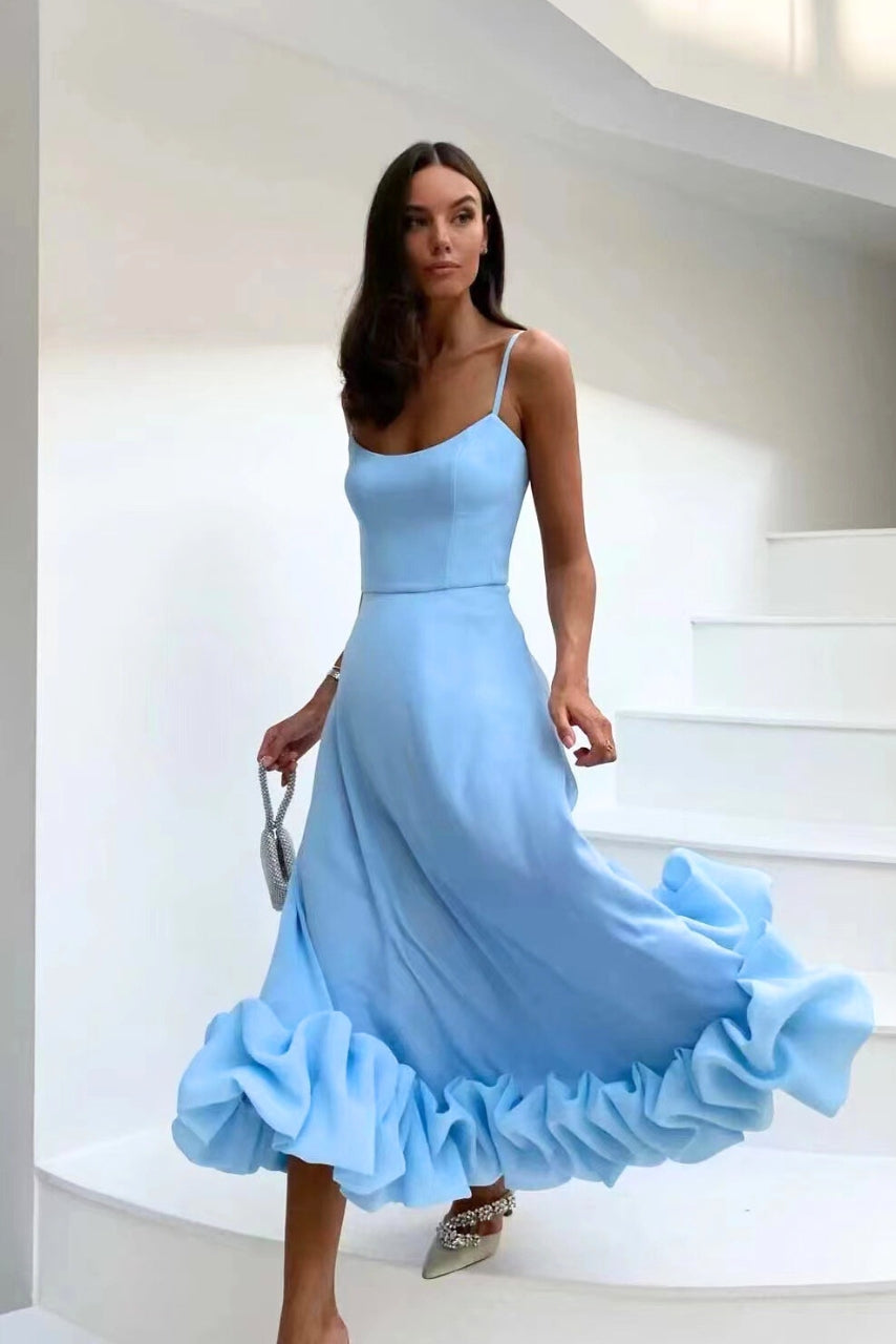 Women's Flowing Chiffon Maxi Dress | Elegant Summer Evening Gown 1