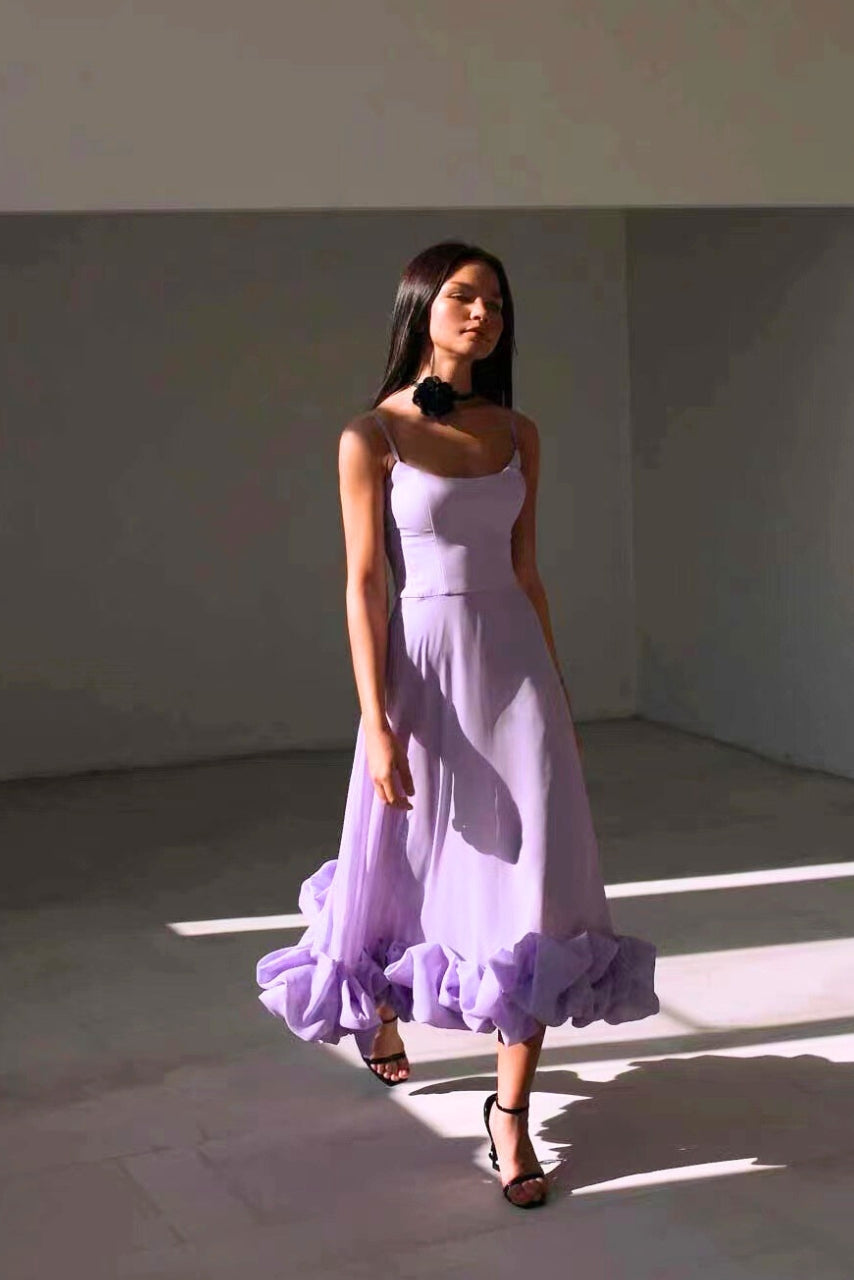 Women's Flowing Chiffon Maxi Dress | Elegant Summer Evening Gown 7