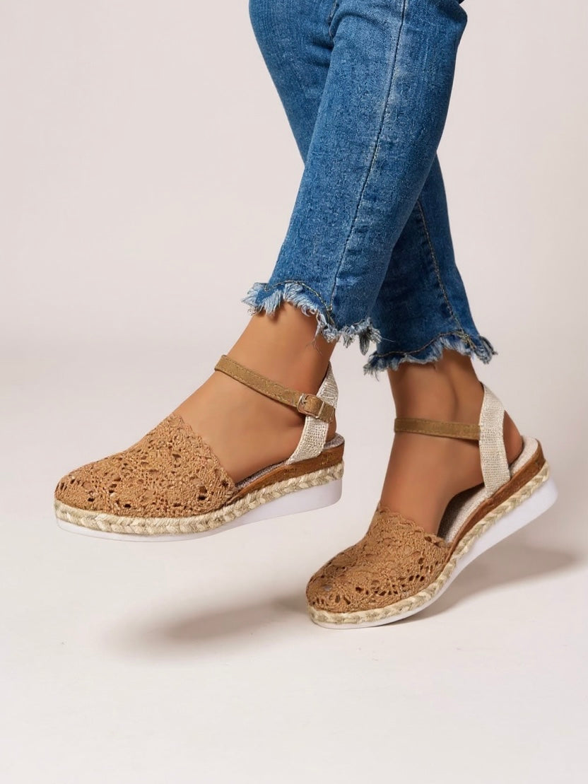 Women's Handcrafted Crochet Platform Sandals | Elegant Boho Chic Summer Footwear 7